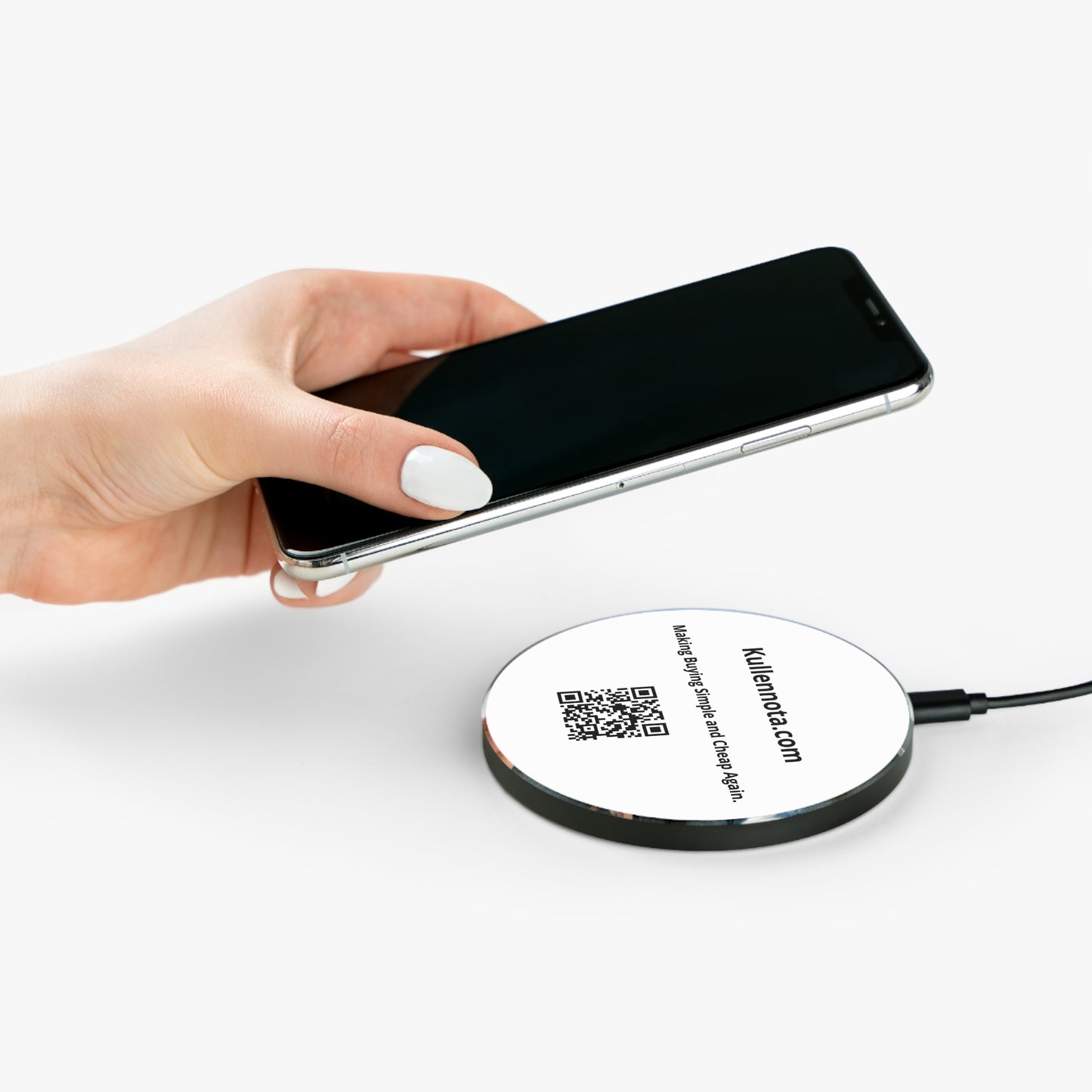 Fast Wireless Charger with QR Code - Simplify Your Charging Experience