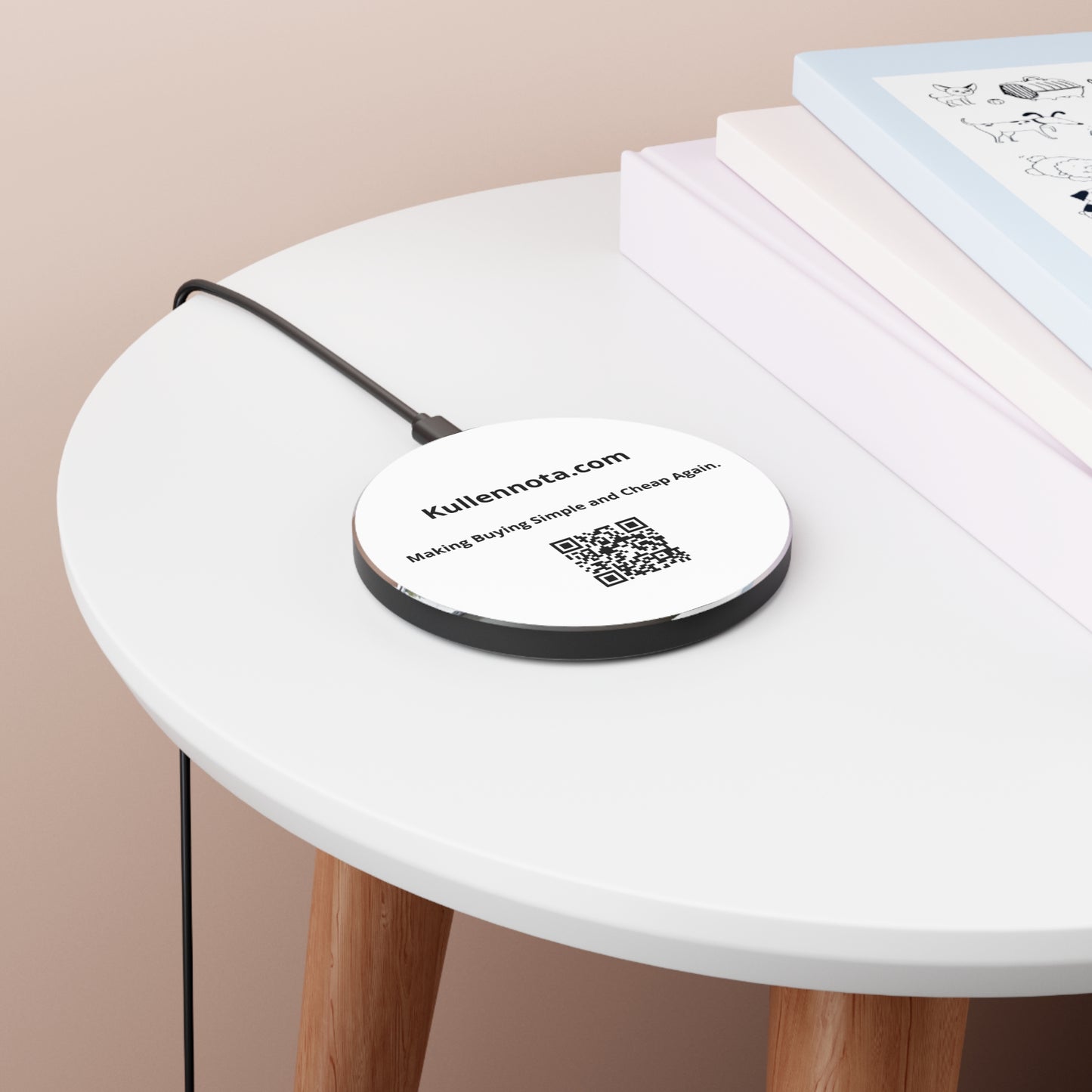 Fast Wireless Charger with QR Code - Simplify Your Charging Experience